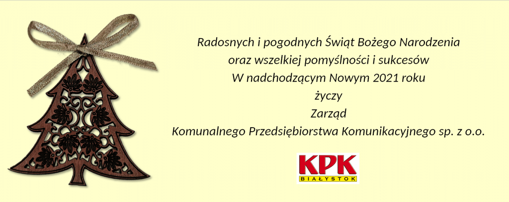 Życzenia Bożonarodzeniowe 2020