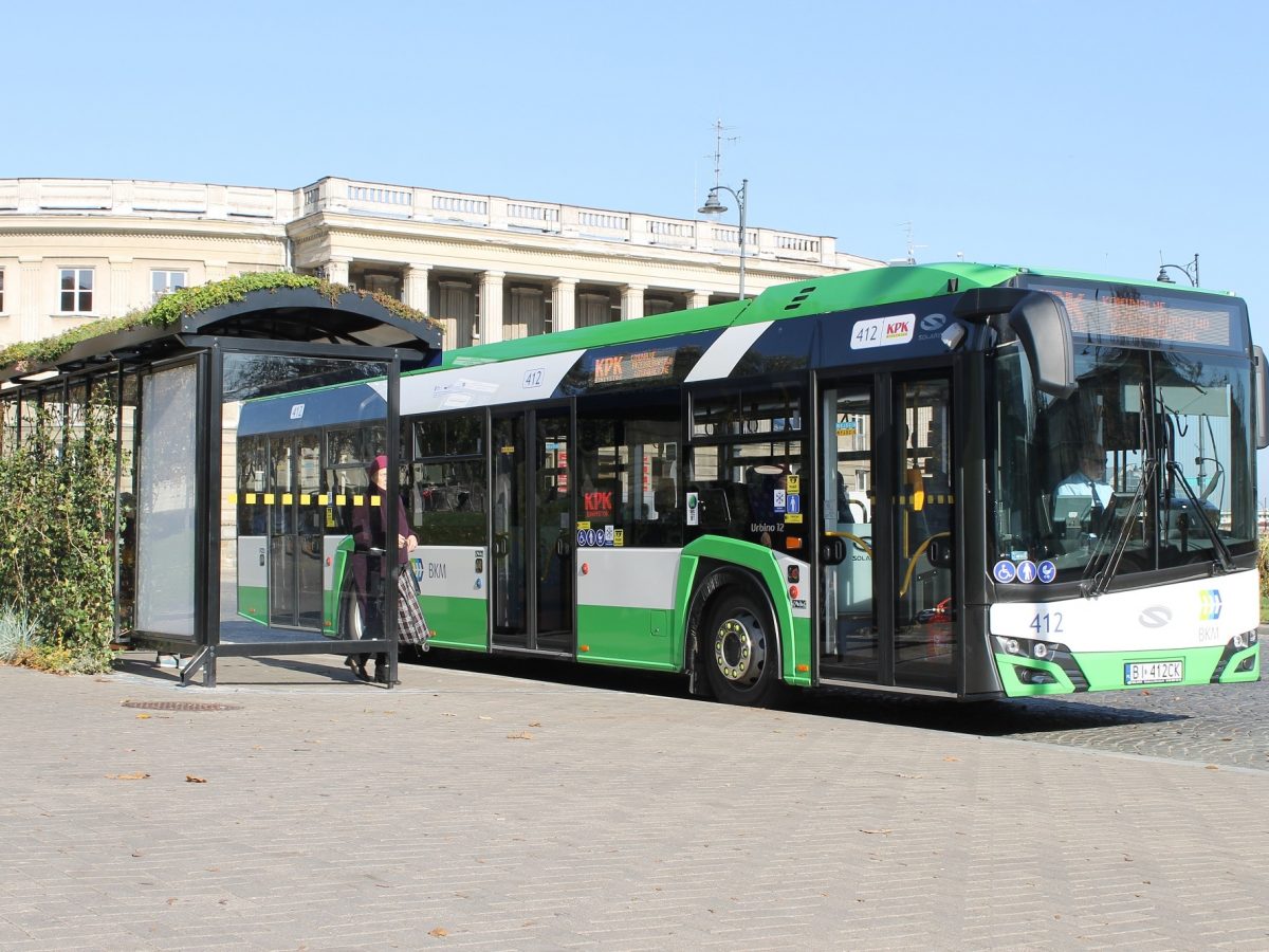 Autobus w Centrum Białegostoku